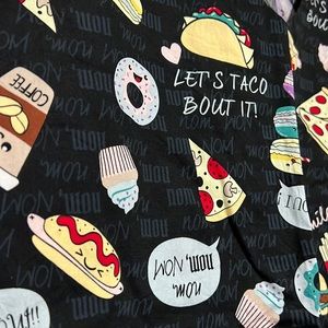 Fun Food Scrub Top